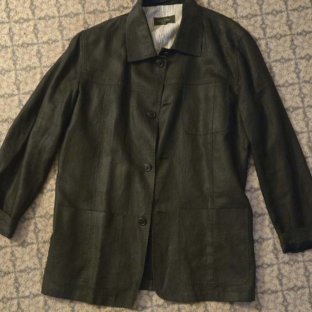 Ermenegildo Zegna Dark Gray Shirt Jacket